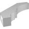 Ekena Millwork 5 1/2-in. W x 28-in. D x 28-in. H Balboa Architectural Grade PVC Knee Brace BRCP055X28X28BOA - alternate 2